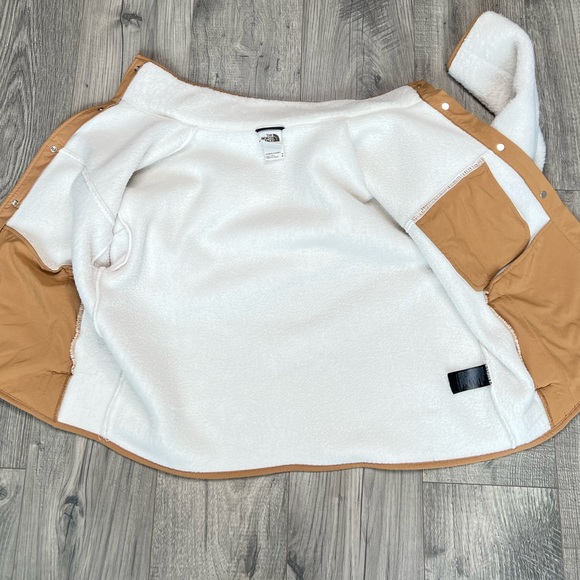 The North Face Cragmont Fleece Jacket Size Medium in Vintage White Kelp Tan - Picture 3 of 15